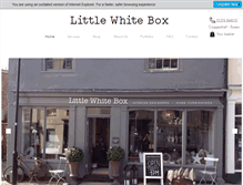 Tablet Screenshot of little-white-box.com